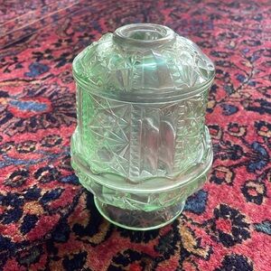 Vintage green fairy lamp